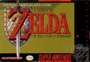 Capa de A Lenda De Zelda Um Elo Com O Passado versao Playtronic Brasil para Super Nintendo