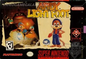 Capa de Ardy Lightfoot versao Playtronic Brasil para Super Nintendo