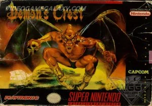 Capa de Demon's Crest versao Playtronic Brasil para Super Nintendo