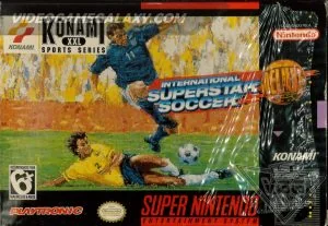 Capa de International Superstar Soccer Deluxe versao Playtronic Brasil para Super Nintendo