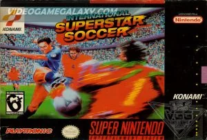 Capa de International Superstar Soccer versao Playtronic Brasil para Super Nintendo