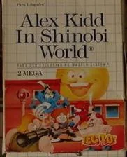 Capa de Alex Kidd in Shinobi World versão Master System BR 🇧🇷 para Master System