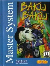 Capa de Baku Baku versão Master System BR 🇧🇷 para Master System