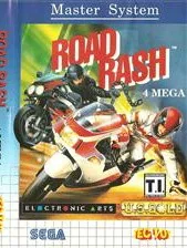 Capa de Road Rash versão Master System BR 🇧🇷 para Master System
