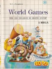 Capa de World Games versão Master System BR 🇧🇷 para Master System