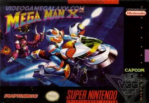 Capa de Mega Man X2 versao Playtronic Brasil para Super Nintendo