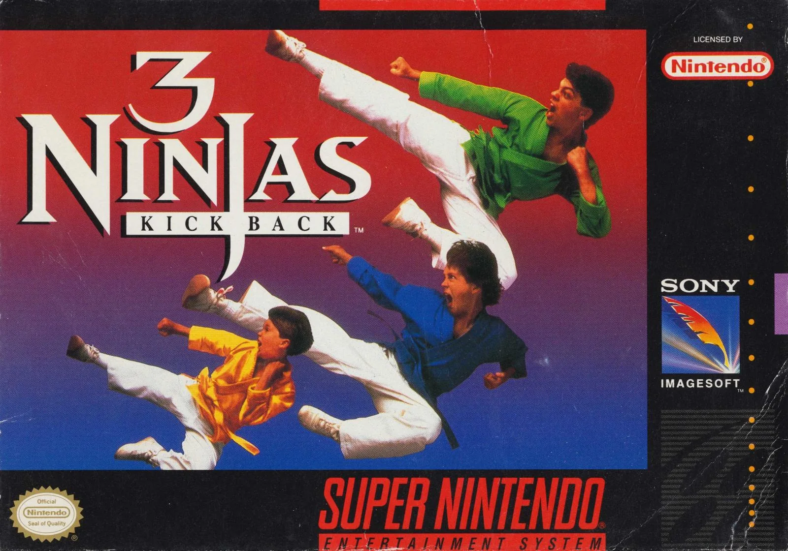 Capa de 3 Ninjas Kick Back