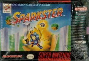 Capa de Sparkster versao Playtronic Brasil para Super Nintendo