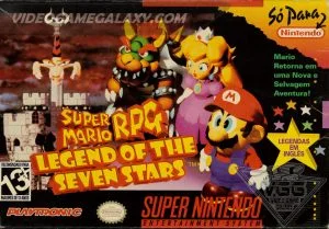 Capa de Super Mario RPG versao Playtronic Brasil para Super Nintendo