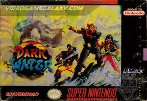 Capa de The Pirates of Dark Water versao Playtronic Brasil para Super Nintendo