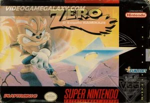 Capa de Zero O Esquilo Kamikaze versao Playtronic Brasil para Super Nintendo