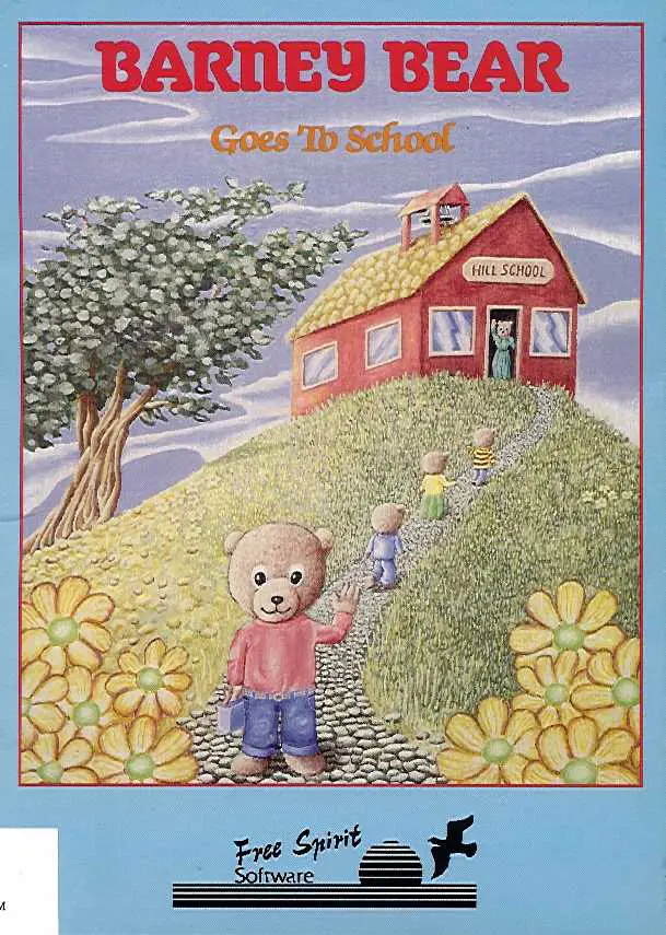 Capa de Barney Bear Goes to School
