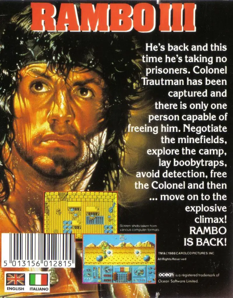 Capa de Rambo III