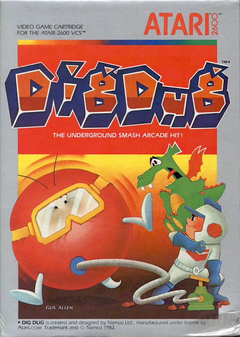 Capa de Dig Dug
