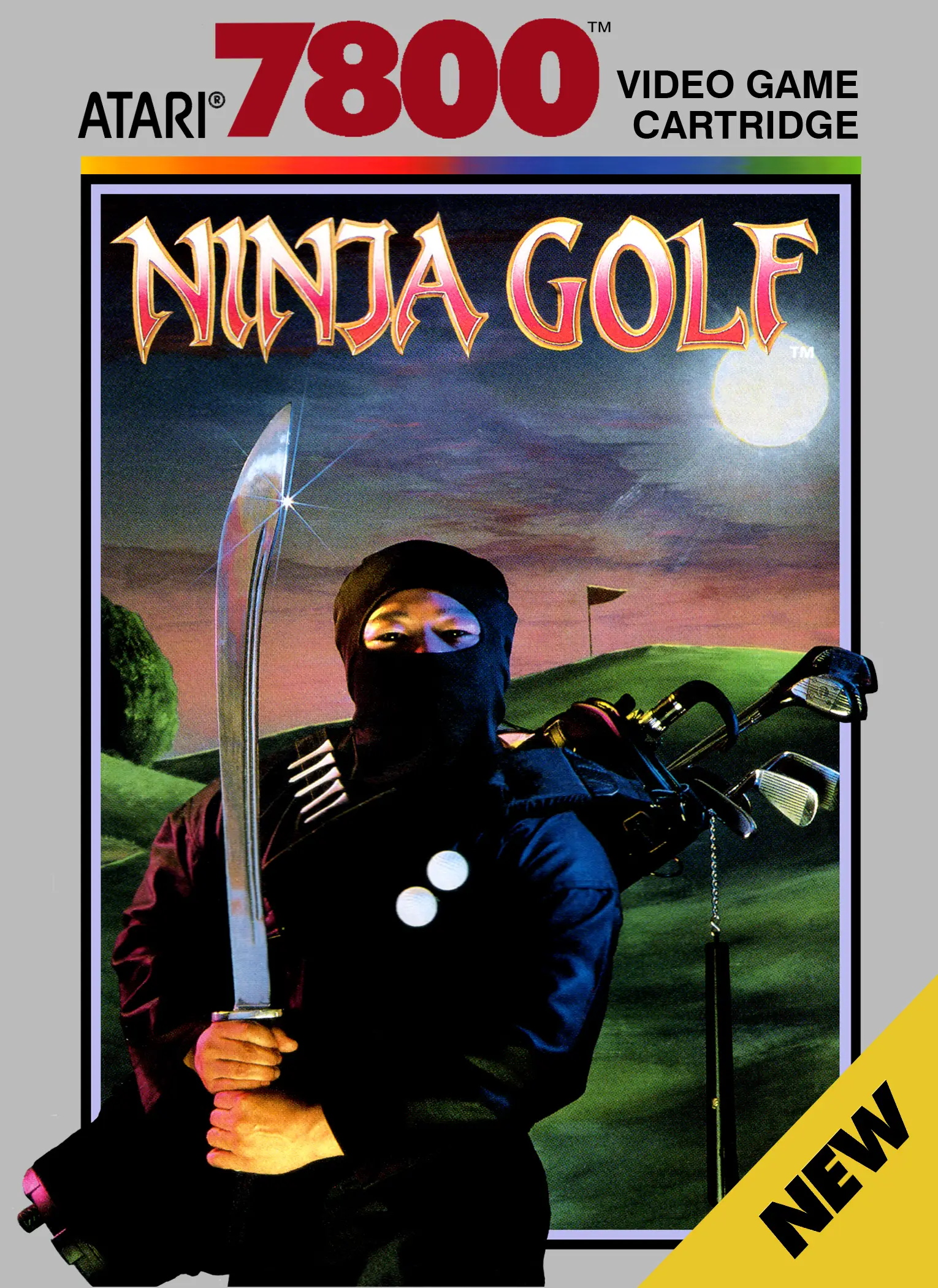 Capa de Ninja Golf