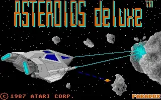 Capa de Asteroids Deluxe