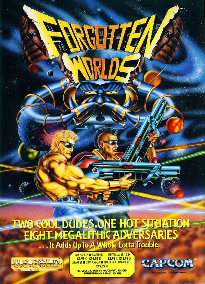 Capa de Forgotten Worlds