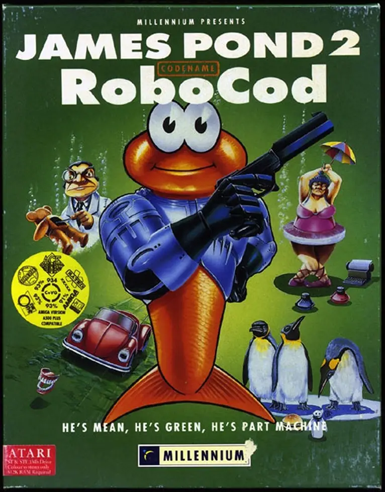 Capa de James Pond 2: Codename: RoboCod