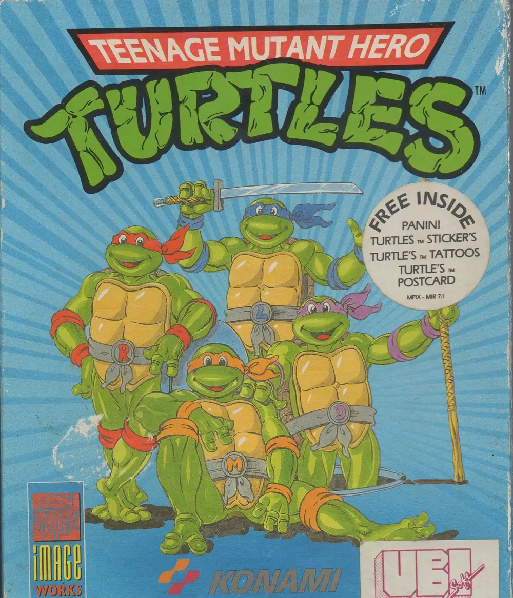 Capa de Teenage Mutant Hero Turtles