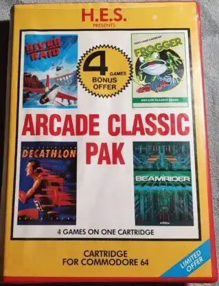 Capa de Arcade Classic Pak