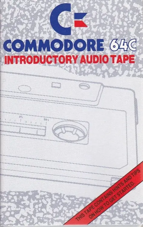 Capa de Commodore 64C Introductory Audio Tape