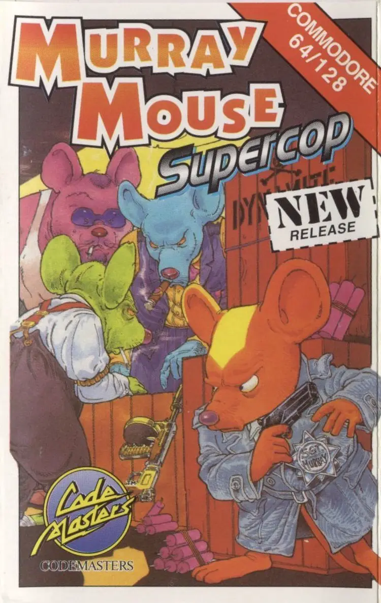 Capa de Murray Mouse Super Cop