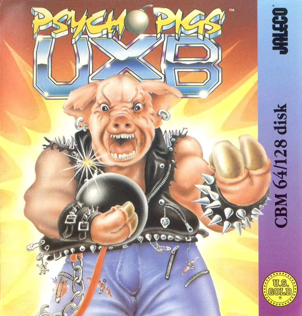 Capa de Psycho Pigs UXB