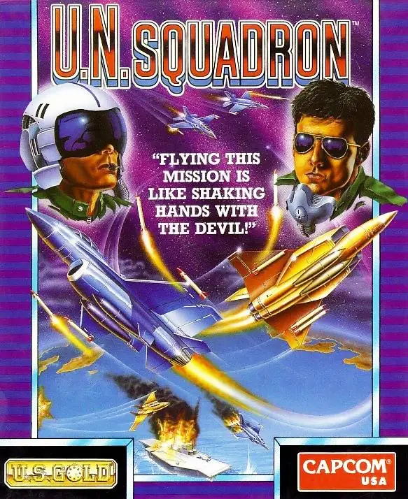 Capa de U.N. Squadron