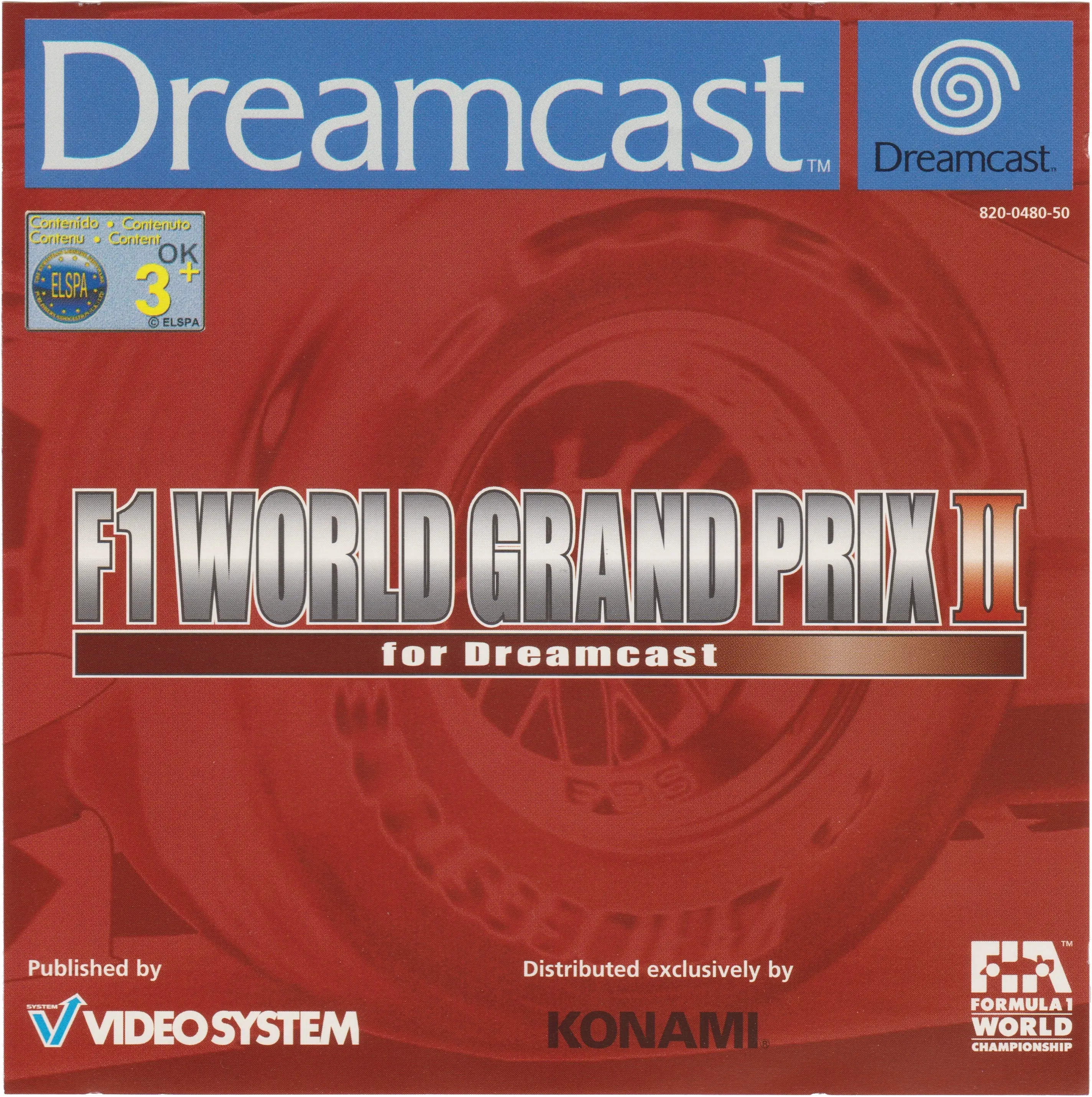 Capa de F1 World Grand Prix II