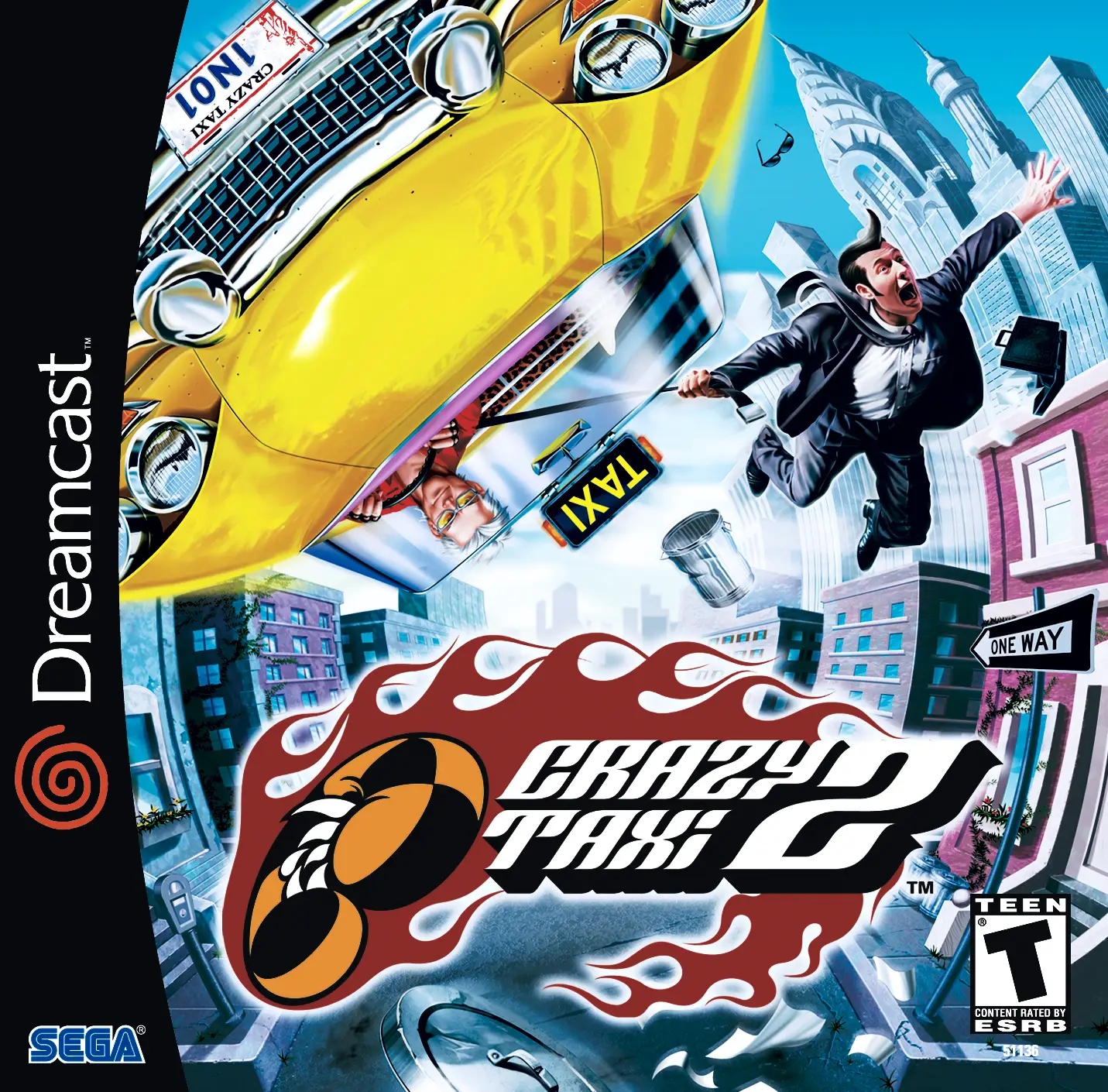 Capa de Crazy Taxi 2
