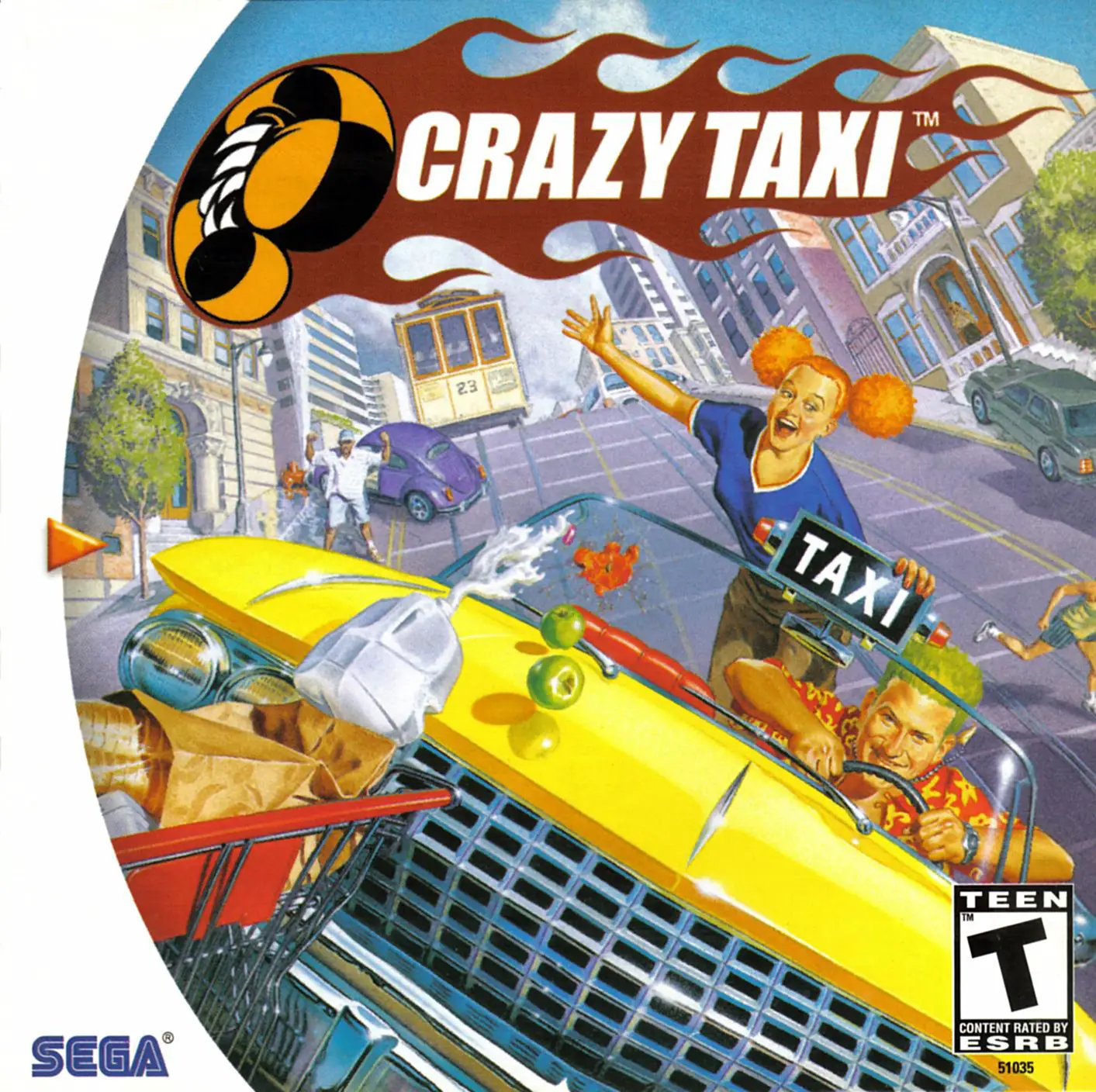 Capa de Crazy Taxi