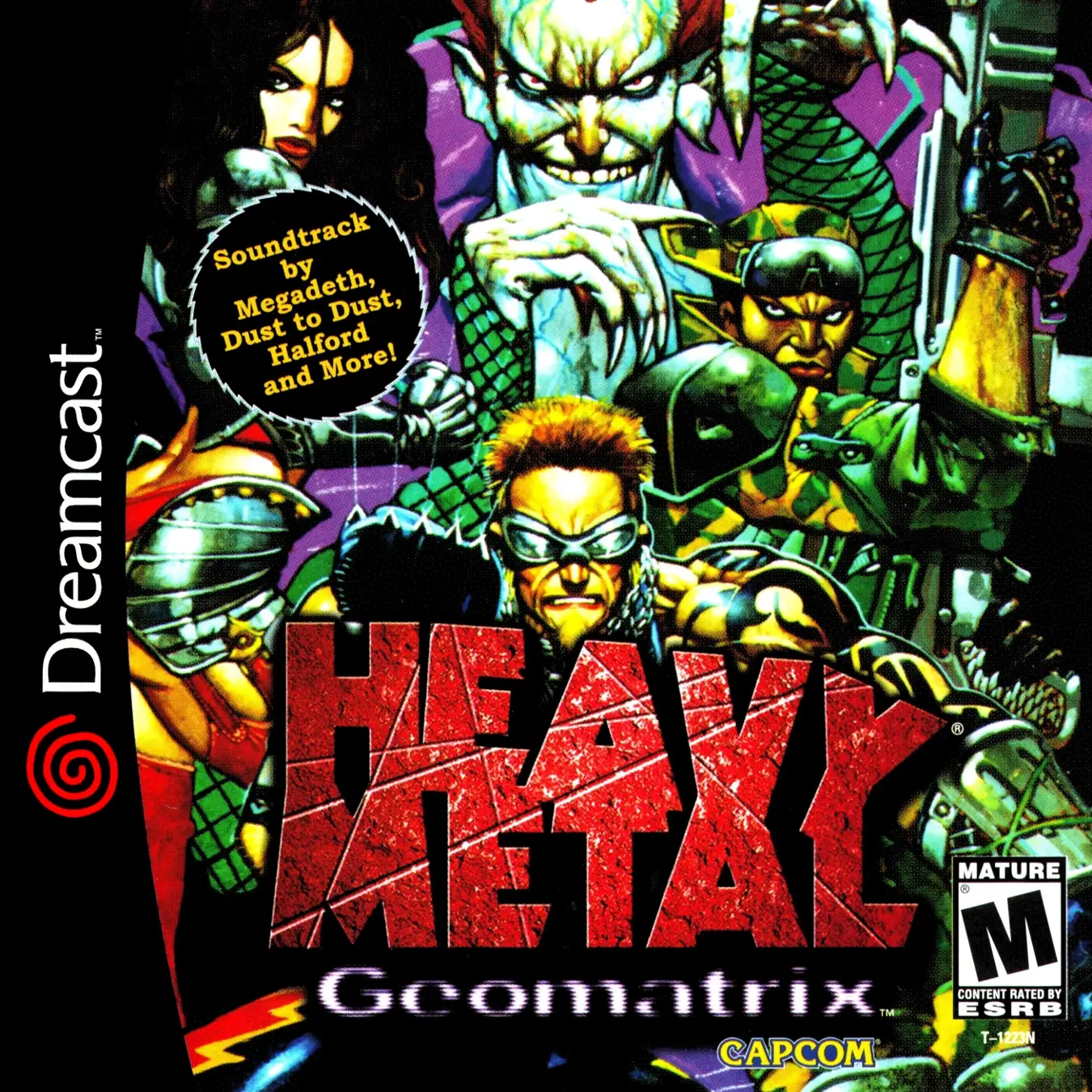 Capa de Heavy Metal: Geomatrix