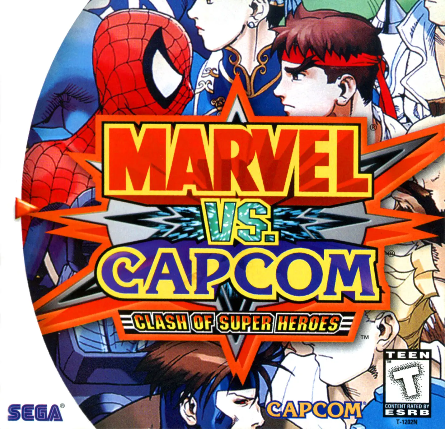 Capa de Marvel vs. Capcom: Clash of Super Heroes