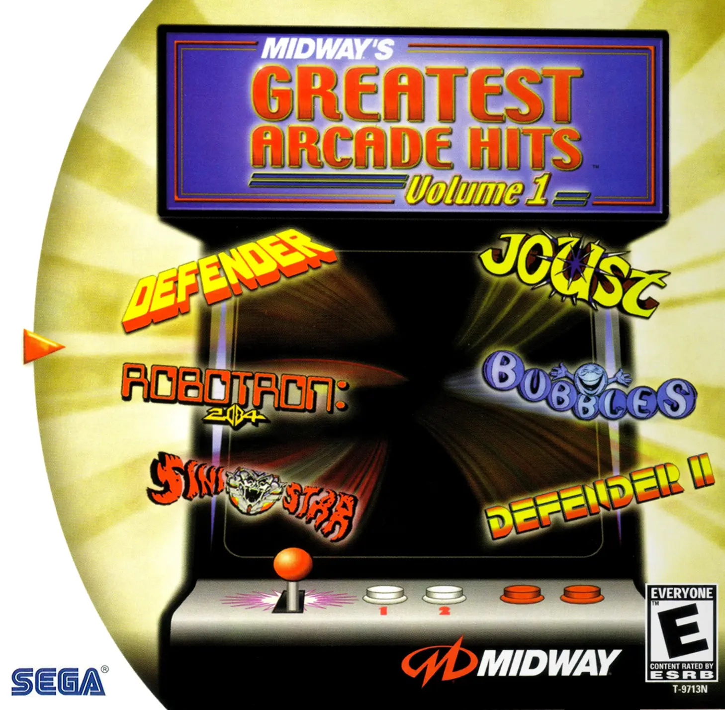 Capa de Midway's Greatest Arcade Hits Volume 1