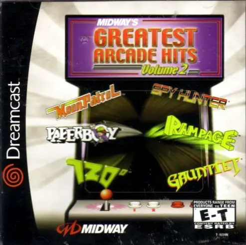 Capa de Midway's Greatest Arcade Hits Volume 2