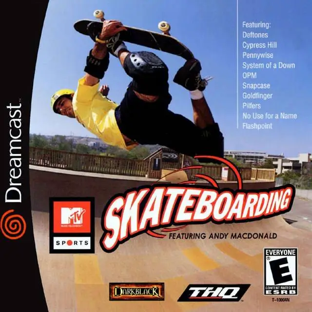 Capa de MTV Sports: Skateboarding Featuring Andy Macdonald
