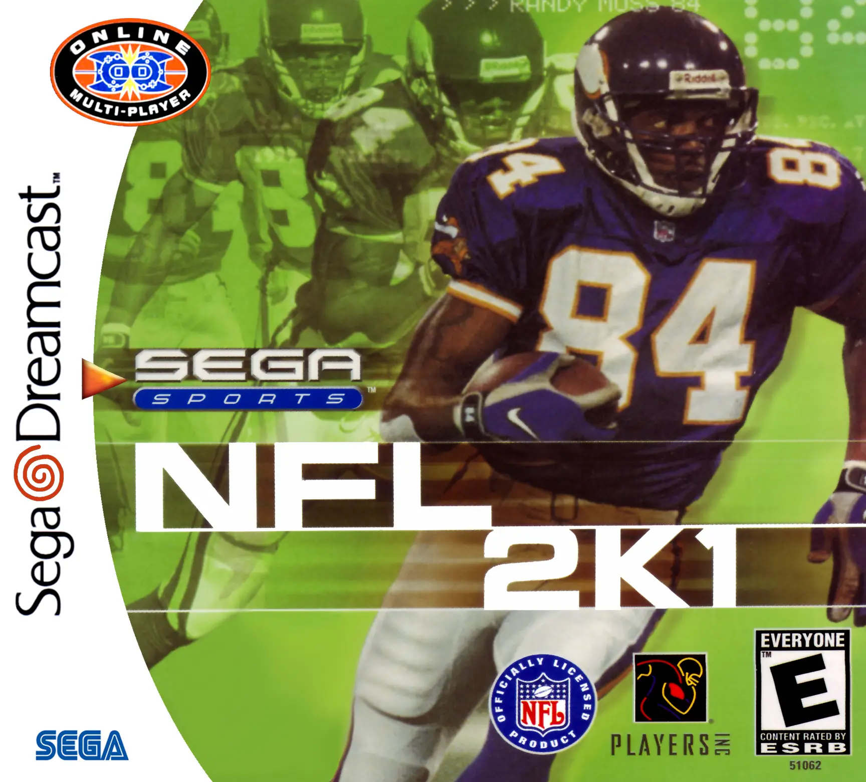 Capa de NFL 2K1