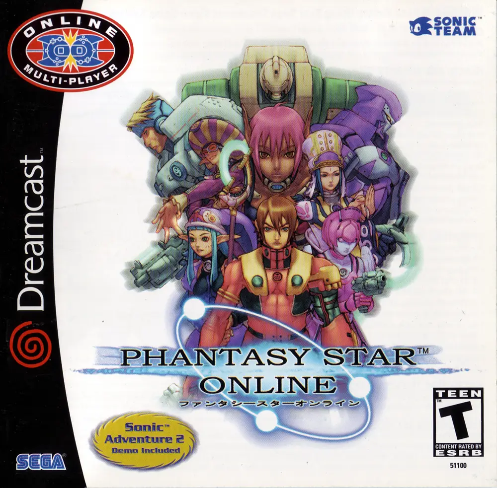 Capa de Phantasy Star Online