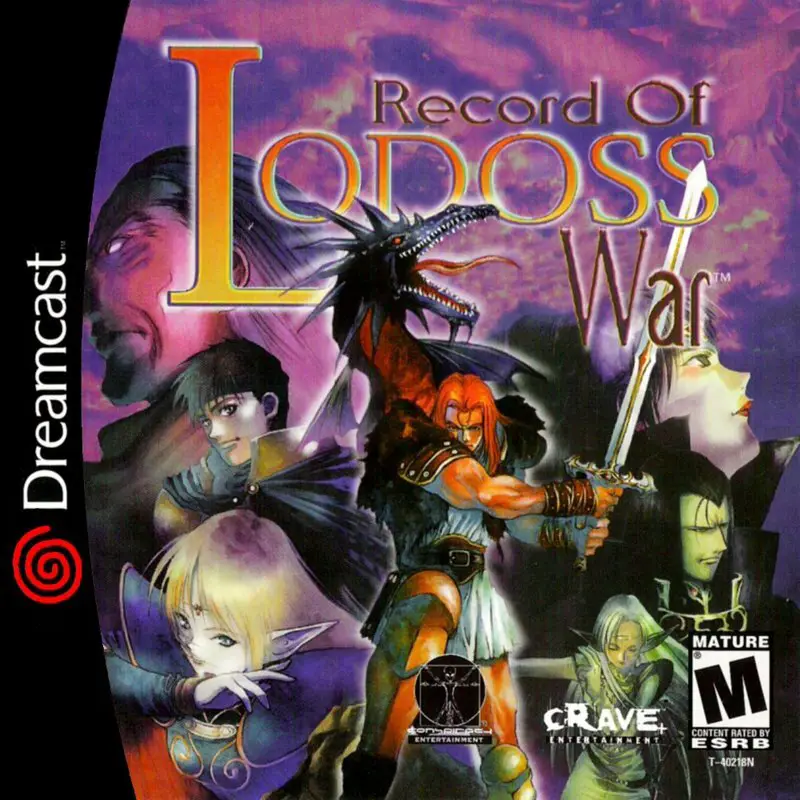 Capa de Record of Lodoss War