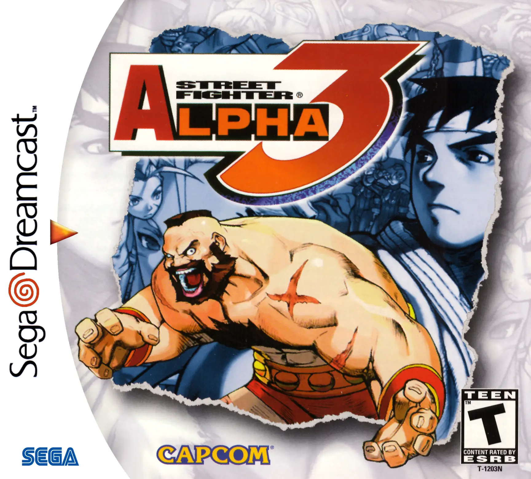 Capa de Street Fighter Alpha 3