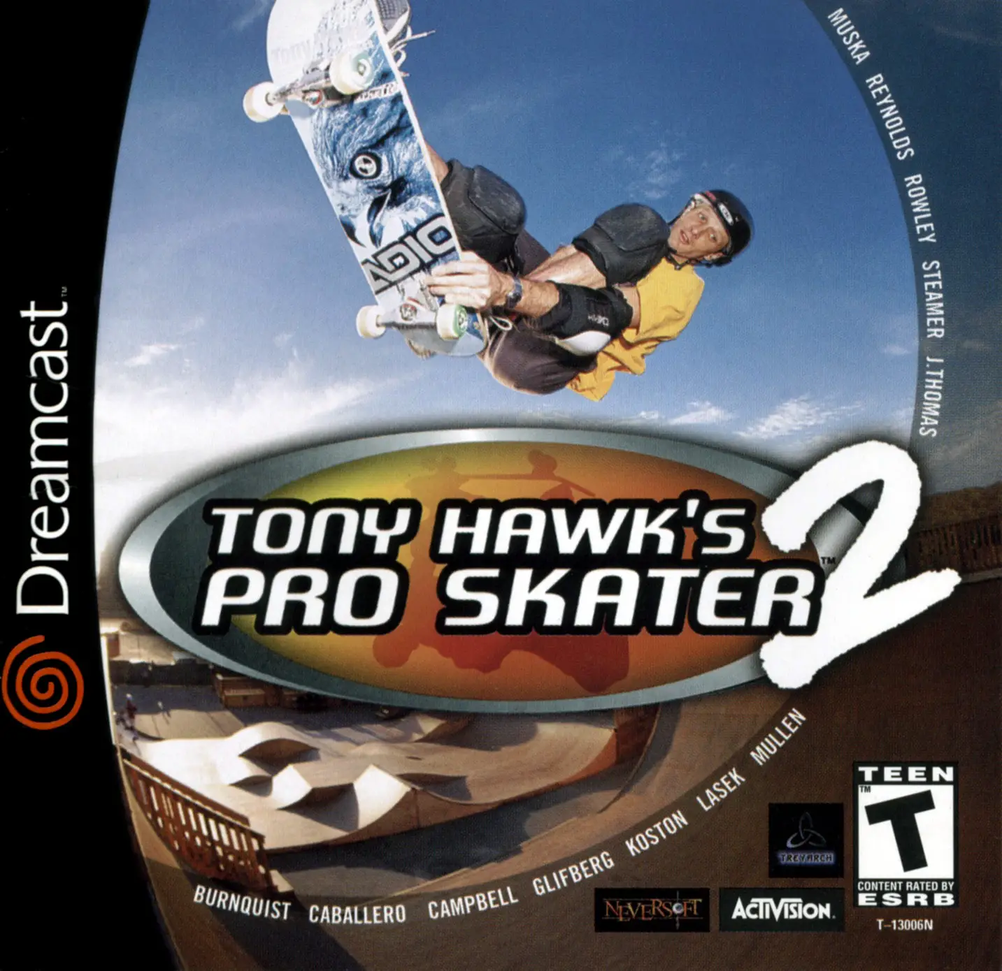 Capa de Tony Hawk's Pro Skater 2