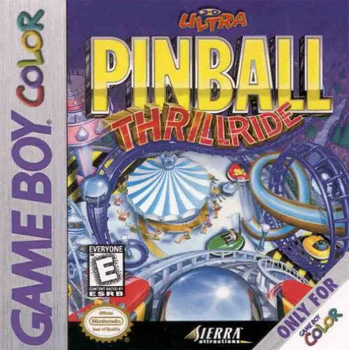 Capa de 3-D Ultra Pinball: Thrillride