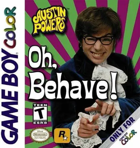 Capa de Austin Powers: Oh, Behave!