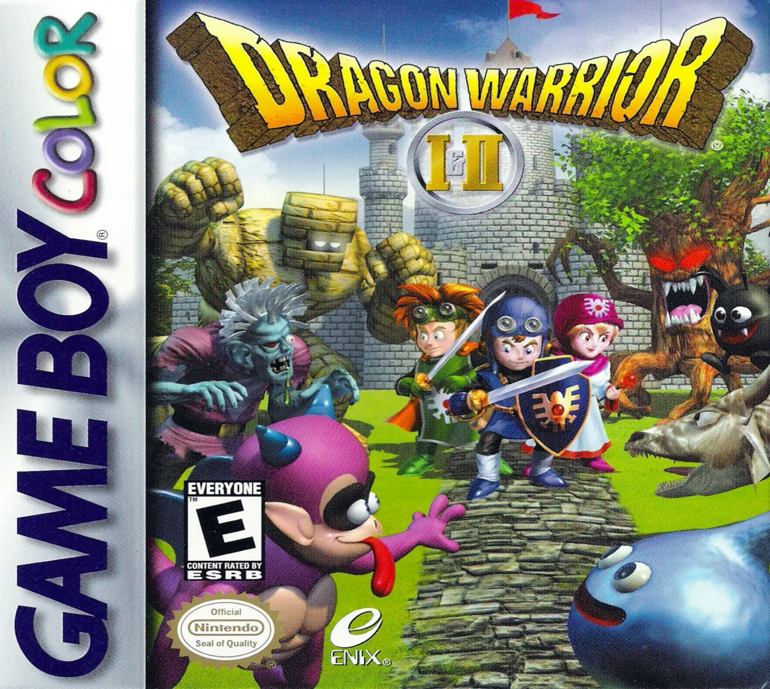 Capa de Dragon Warrior I & II