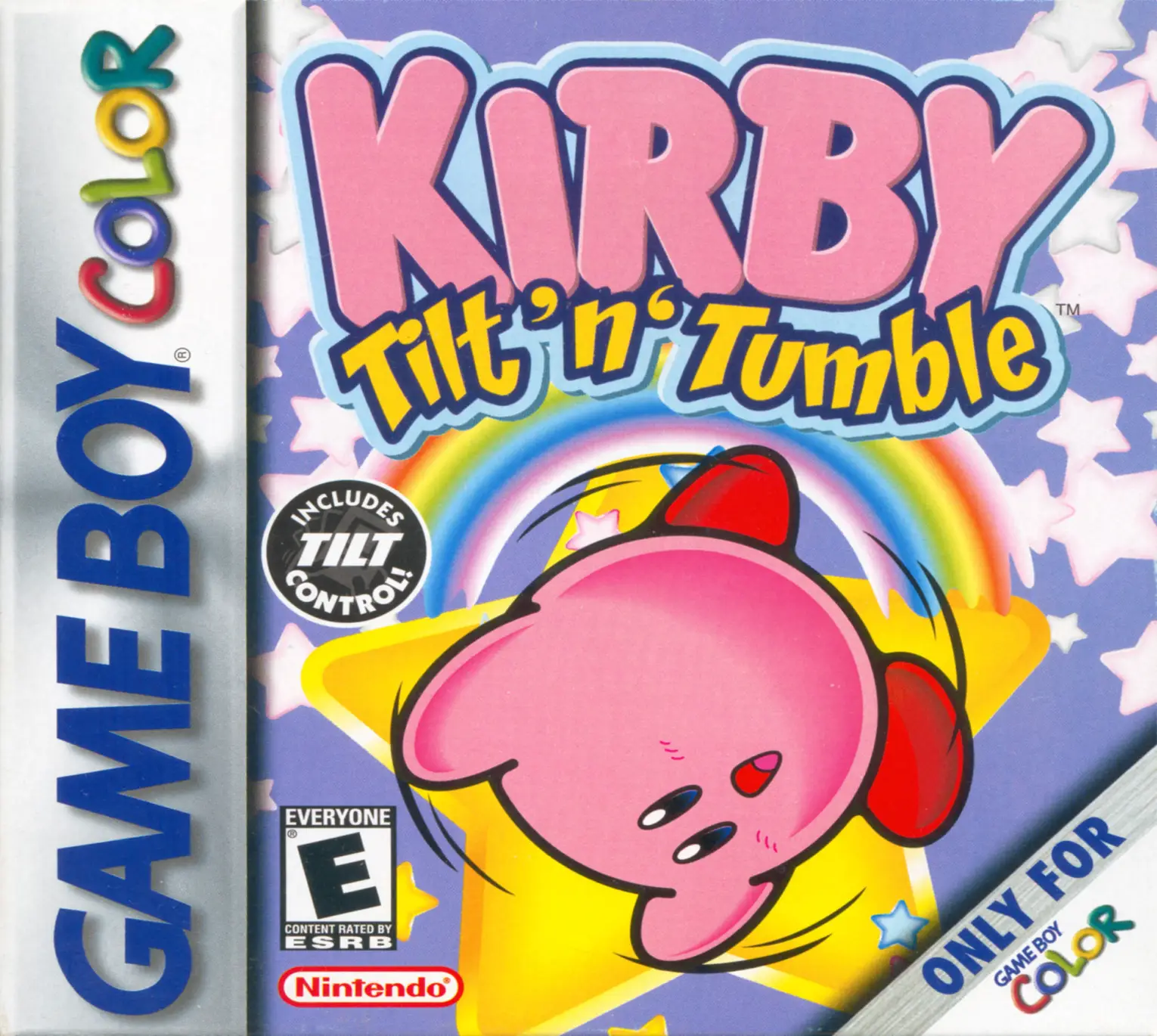 Capa de Kirby Tilt 'n' Tumble