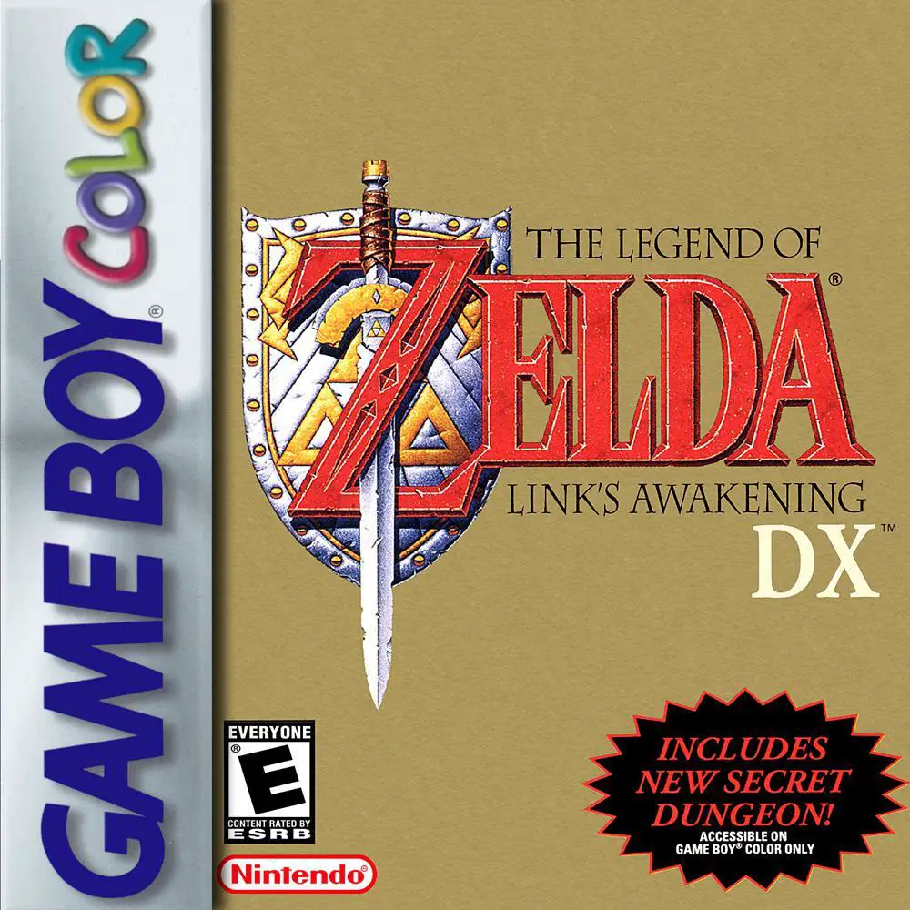 Capa de Legend of Zelda: Link's Awakening DX