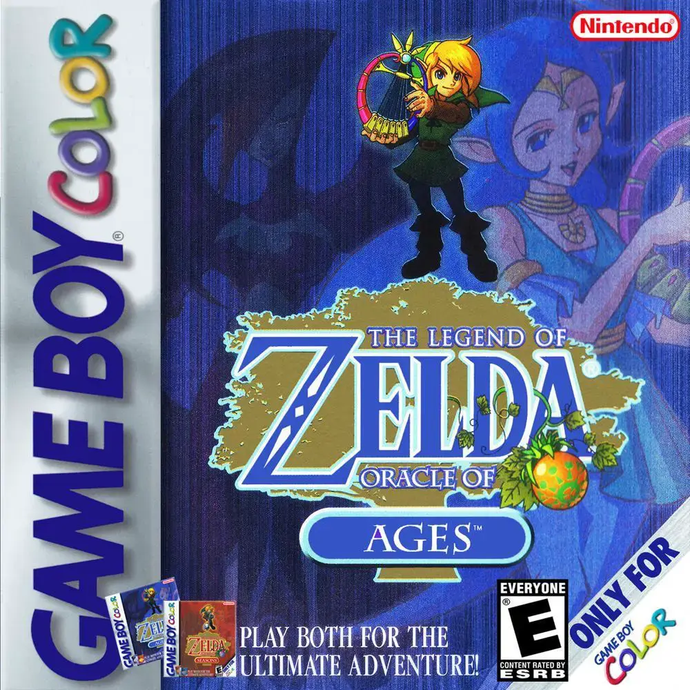 Capa de Legend of Zelda: Oracle of Ages [1st Print Foil Box]