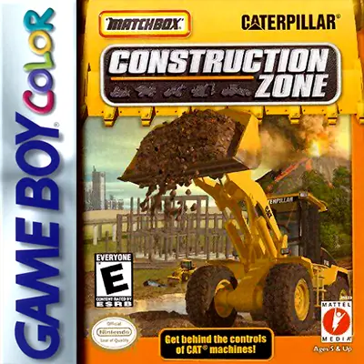 Capa de Matchbox Caterpillar Construction Zone