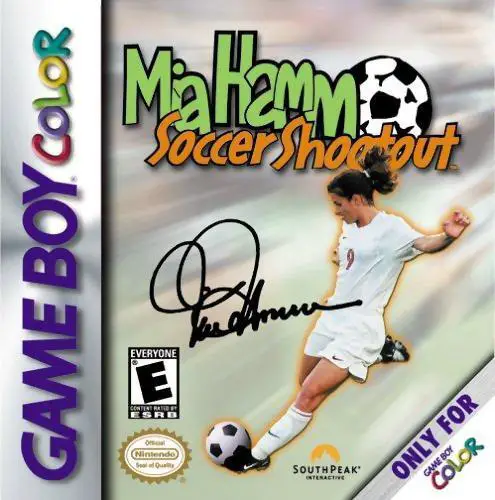 Capa de Mia Hamm Soccer Shootout