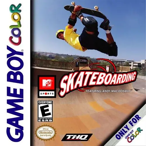 Capa de MTV Sports: Skateboarding Featuring Andy MacDonald